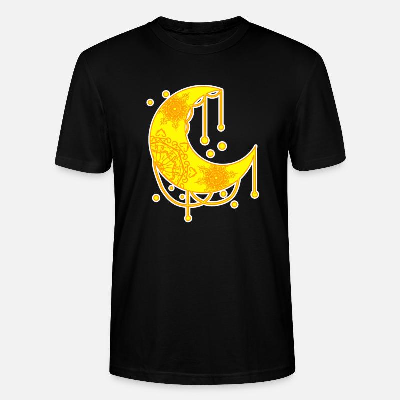 Crescent - Stanley/Stella CRAFTER Unisex Organic T-Shirt - black