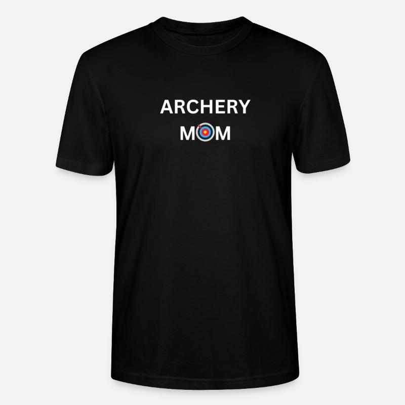 Archery Mom Funny Archer - Stanley/Stella CRAFTER Unisex Organic T-Shirt - black