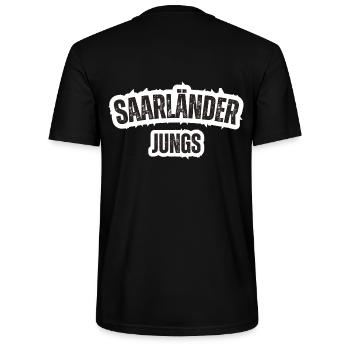 Saarlanders - Stanley/Stella CRAFTER Unisex Organic T-Shirt - black - Back - Michal (187cm)