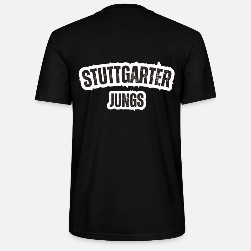 Stuttgarter Jungs - Stanley/Stella Unisex Bio-T-Shirt CRAFTER - Schwarz