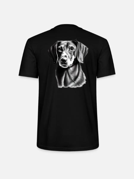 Kurzhaardackel Teckel Dachshund - Stanley/Stella Unisex Bio-T-Shirt CRAFTER - Schwarz
