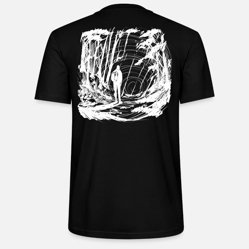 Let's go somewhere invert - Stanley/Stella Unisex Bio-T-Shirt CRAFTER - Schwarz