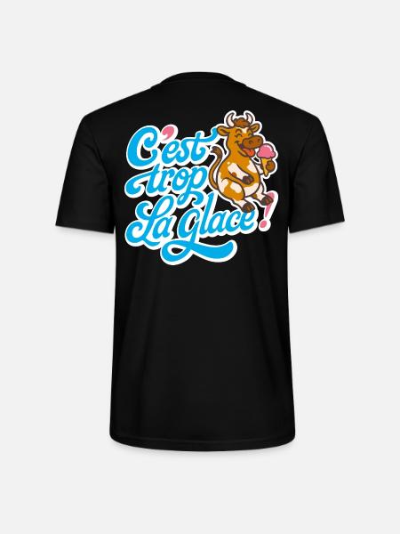 C'est trop la glace ! - T-shirt bio CRAFTER Stanley Stella Unisexe - noir