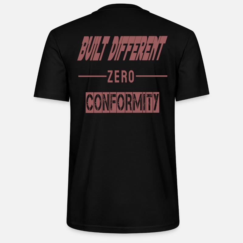 Anders gebaut | Zero Conformity Hoodie - Stanley/Stella Unisex Bio-T-Shirt CRAFTER - Schwarz
