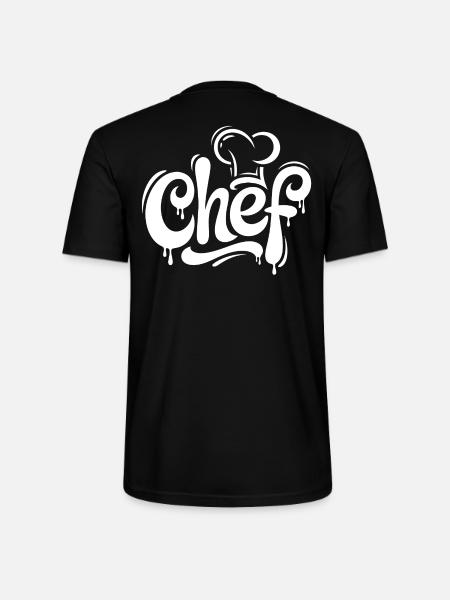 Graffiti Chef Schrift - Stanley/Stella Unisex Bio-T-Shirt CRAFTER - Schwarz