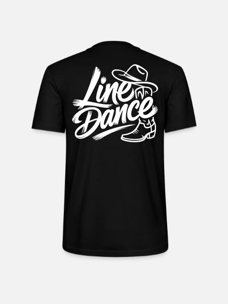 Line Dance Western Stil - Stanley/Stella Unisex Bio-T-Shirt CRAFTER - Schwarz