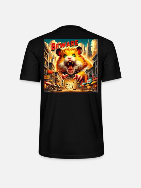 Meerschwein Chaos - Stanley/Stella Unisex Bio-T-Shirt CRAFTER - Schwarz