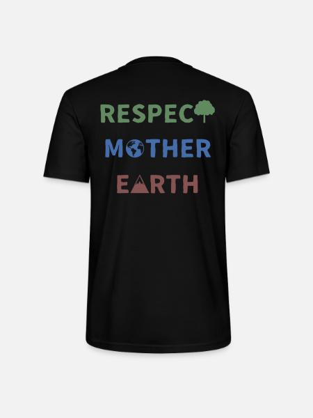 Respect Mother Earth - Stanley/Stella Unisex Bio-T-Shirt CRAFTER - Schwarz