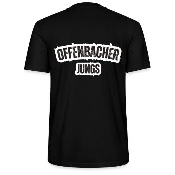 Offenbacher Boys - T-shirt bio CRAFTER Stanley Stella Unisexe - noir - Dos - Michal (187cm)
