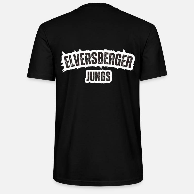 Elversberger Jungs - Stanley/Stella Unisex Bio-T-Shirt CRAFTER - Schwarz