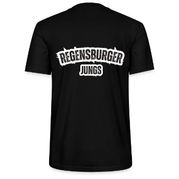 Regensburg Boys - Stanley/Stella CRAFTER Unisex Organic T-Shirt - black - Back - Michal (187cm)