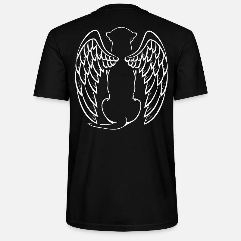 DOG ANGELS __gVirt_NP_NN_NNPS<__ chien âme - T-shirt bio CRAFTER Stanley Stella Unisexe - noir