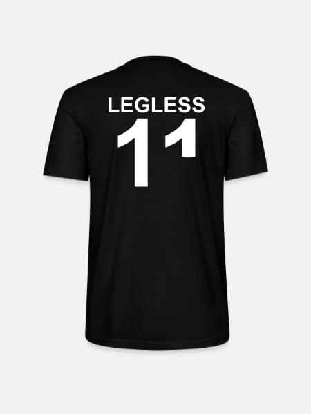 Benløs amputation der siger ben højre amputeret - Stanley Stella CRAFTER unisex økologisk-T-shirt - sort