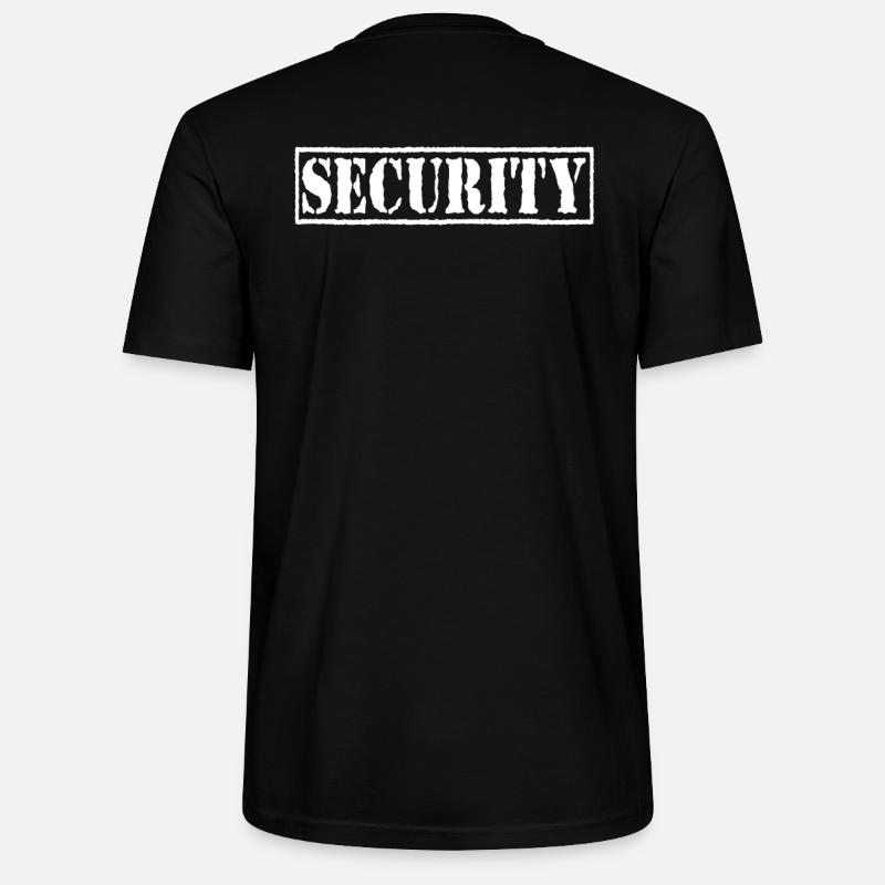 Security Türsteher - Stanley/Stella Unisex Bio-T-Shirt CRAFTER - Schwarz