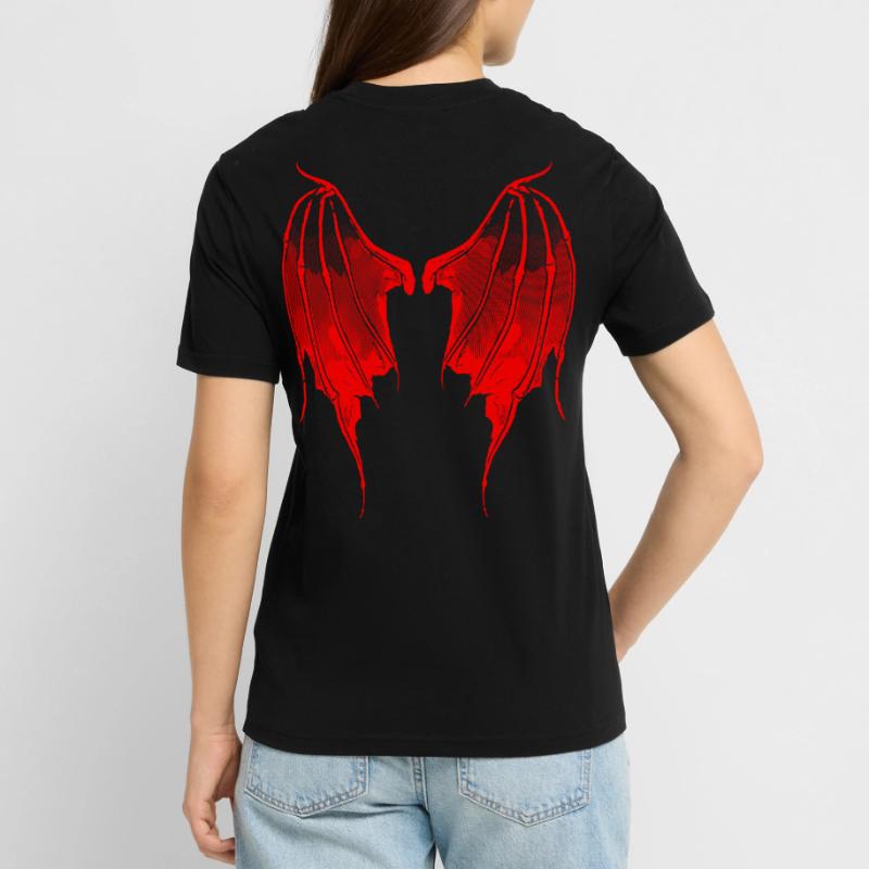 2fødte Devilwings Devil Wings Devil rød Stanley Stella CRAFTER unisex økologisk-T-shirt