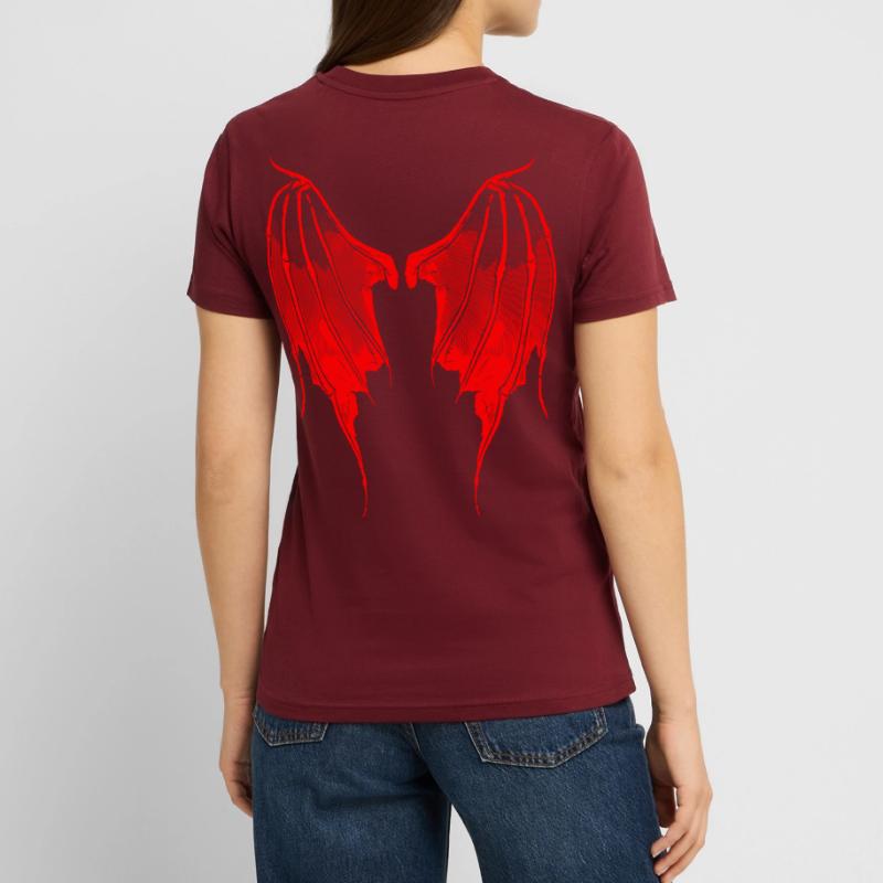 2reborn Devilwings Devil Wings Devil red Stanley/Stella CRAFTER Unisex Organic T-Shirt