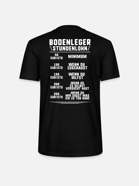 Bodenleger Estrichleger Parkettleger - Stanley/Stella Unisex Bio-T-Shirt CRAFTER - Schwarz