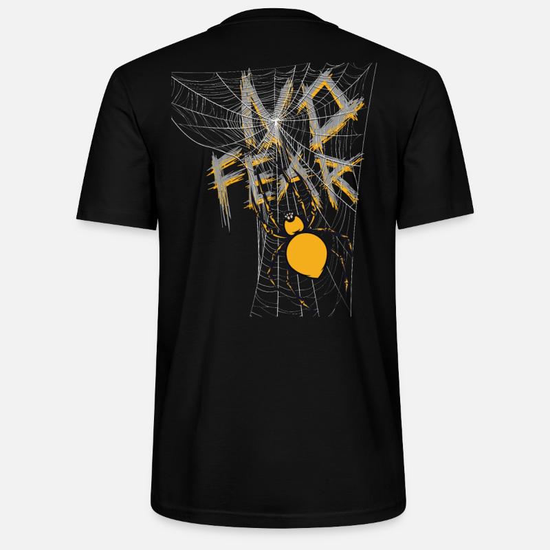 Araignée - Pas de peur - T-shirt bio CRAFTER Stanley Stella Unisexe - noir