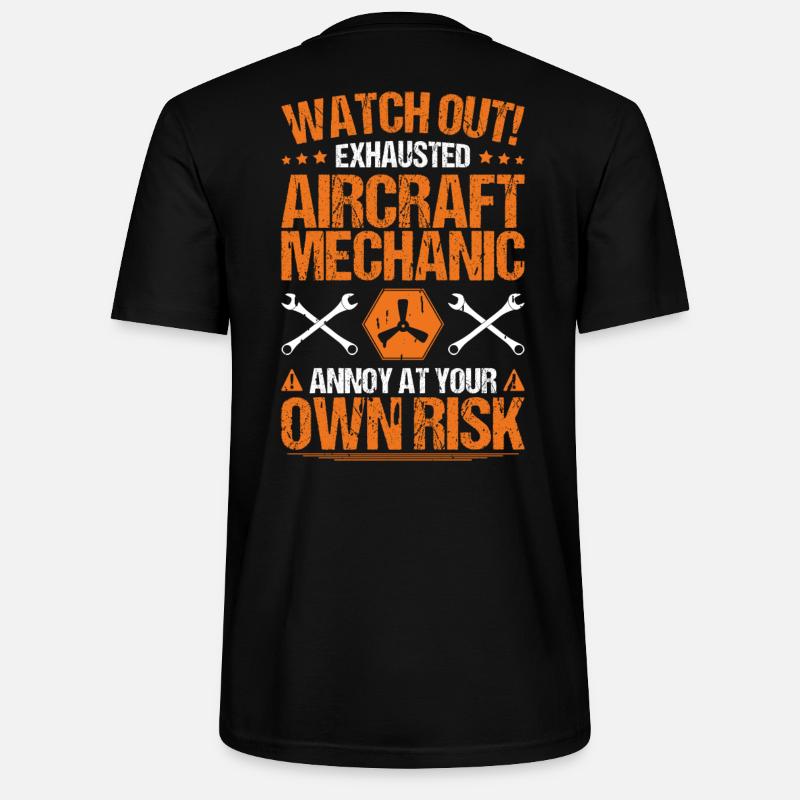Fluggerätmechaniker Mécanicien d’aéronefs - T-shirt bio CRAFTER Stanley Stella Unisexe - noir