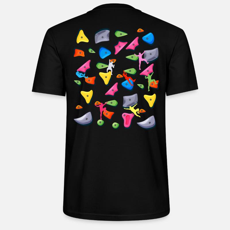 Bouldern Klettern Boulderer Boulder - Stanley/Stella Unisex Bio-T-Shirt CRAFTER - Schwarz