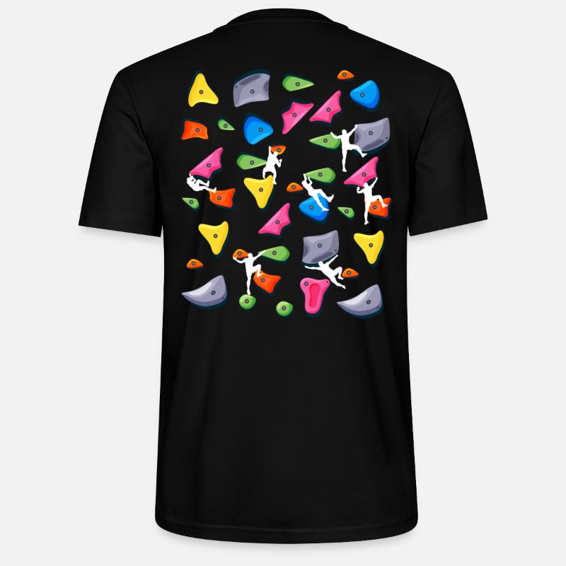 Escalade - Bloc Bloc - T-shirt bio CRAFTER Stanley Stella Unisexe - noir