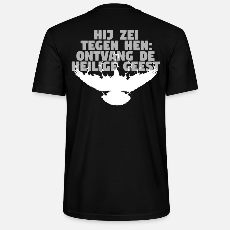Receive Comforter - Niederländisch - Stanley/Stella Unisex Bio-T-Shirt CRAFTER - Schwarz