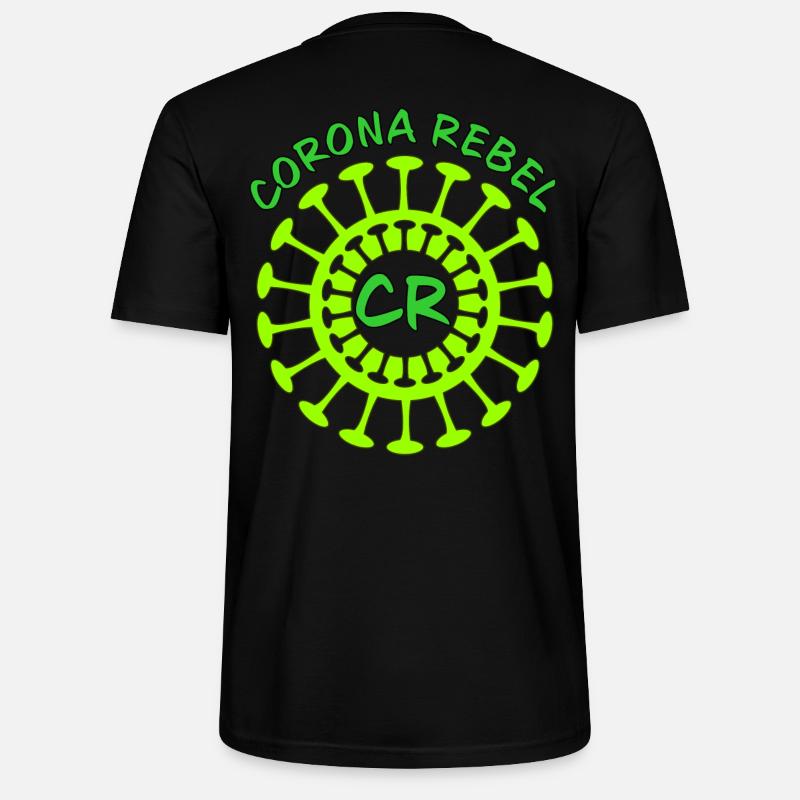 Corona Virus - Stanley/Stella Unisex Bio-T-Shirt CRAFTER - Schwarz