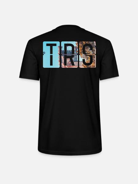 Flughafen Triest TRS - Stanley/Stella Unisex Bio-T-Shirt CRAFTER - Schwarz