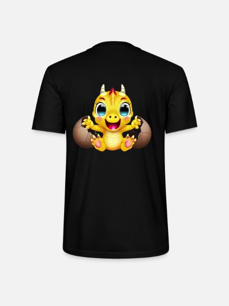 Bebe Dragon Mignon - T-shirt bio CRAFTER Stanley Stella Unisexe - noir