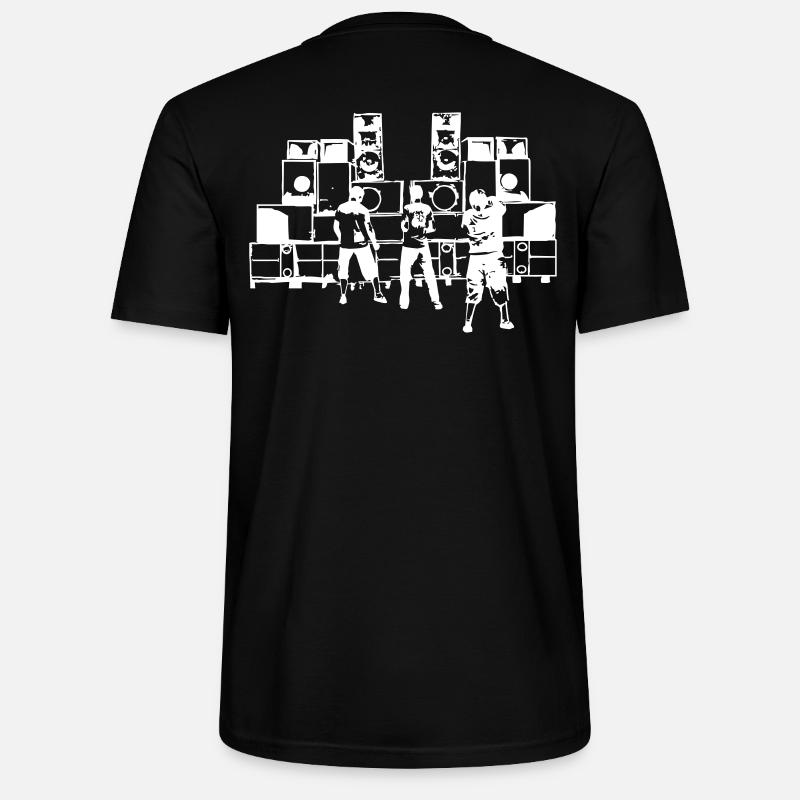 sonorisation - T-shirt bio CRAFTER Stanley Stella Unisexe - noir