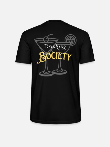 Drinking Society - Stanley/Stella Unisex Bio-T-Shirt CRAFTER - Schwarz