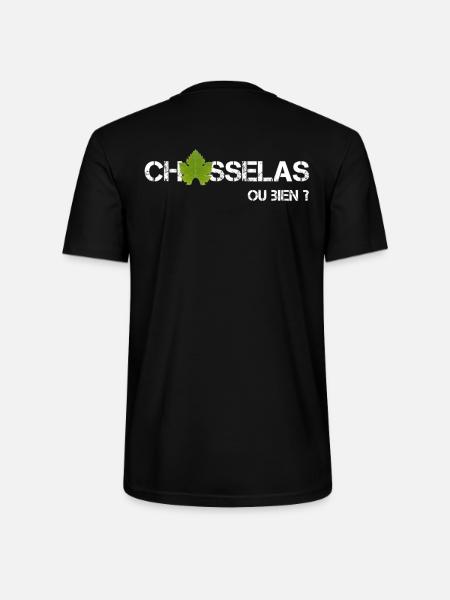 Chasselas, ou bien? - Stanley/Stella CRAFTER Unisex Organic T-Shirt - black