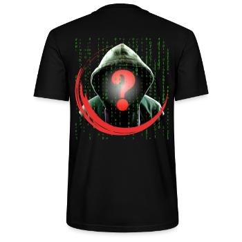 QUI SUIS-JE? - T-shirt bio CRAFTER Stanley Stella Unisexe - noir - Dos - Michal (187cm)