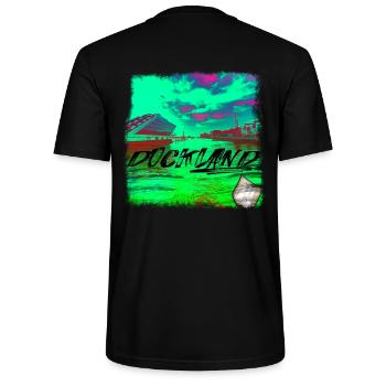 Dockland - Stanley/Stella Unisex Bio-T-Shirt CRAFTER - Schwarz - Hinten - Michal (187cm)