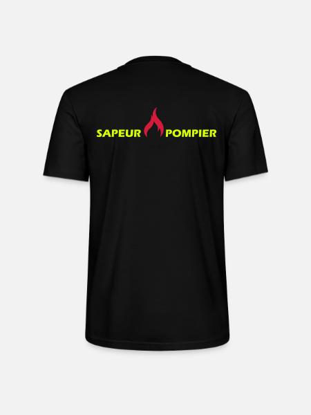 sapeur-pompier - Stanley/Stella Unisex Bio-T-Shirt CRAFTER - Schwarz