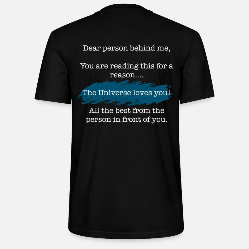 L’univers vous aime - T-shirt bio CRAFTER Stanley Stella Unisexe - noir