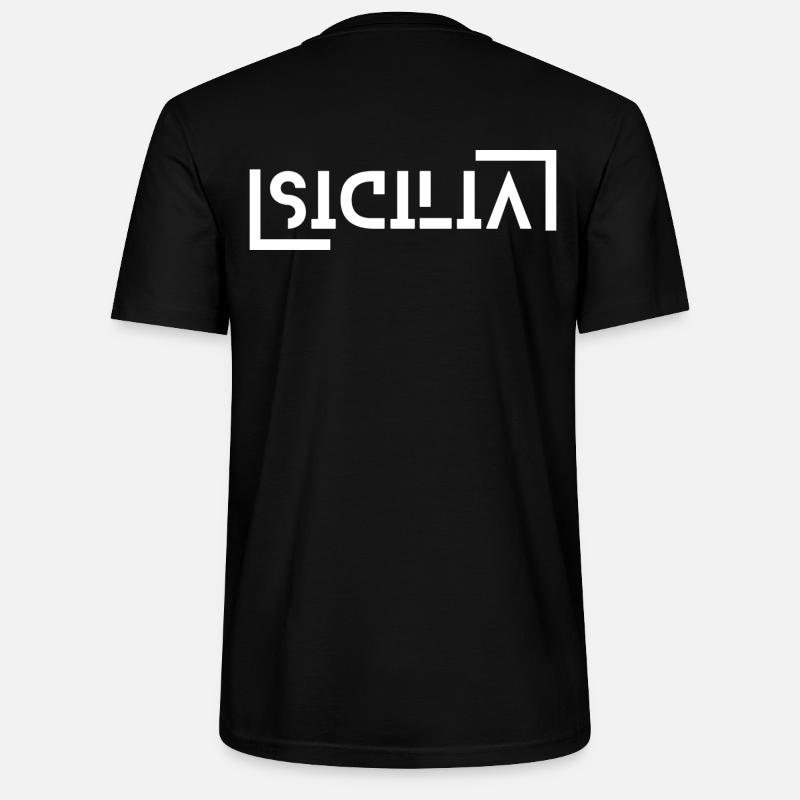 Sicilia - Stanley/Stella Unisex Bio-T-Shirt CRAFTER - Schwarz