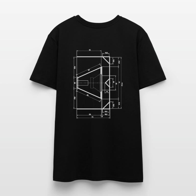 plan de caisson blanc T-shirt bio CRAFTER Stanley Stella Unisexe