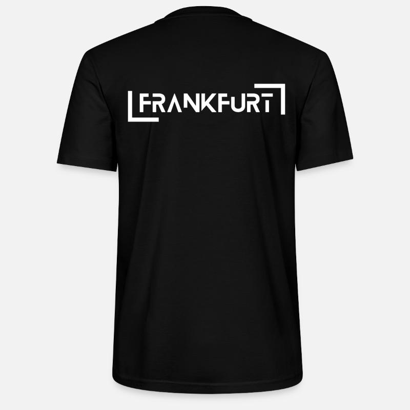 Frankfurt - Stanley/Stella Unisex Bio-T-Shirt CRAFTER - Schwarz