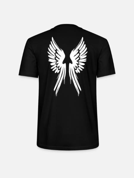 Angelwings Angel´s wings - Stanley/Stella CRAFTER Unisex Organic T-Shirt - black