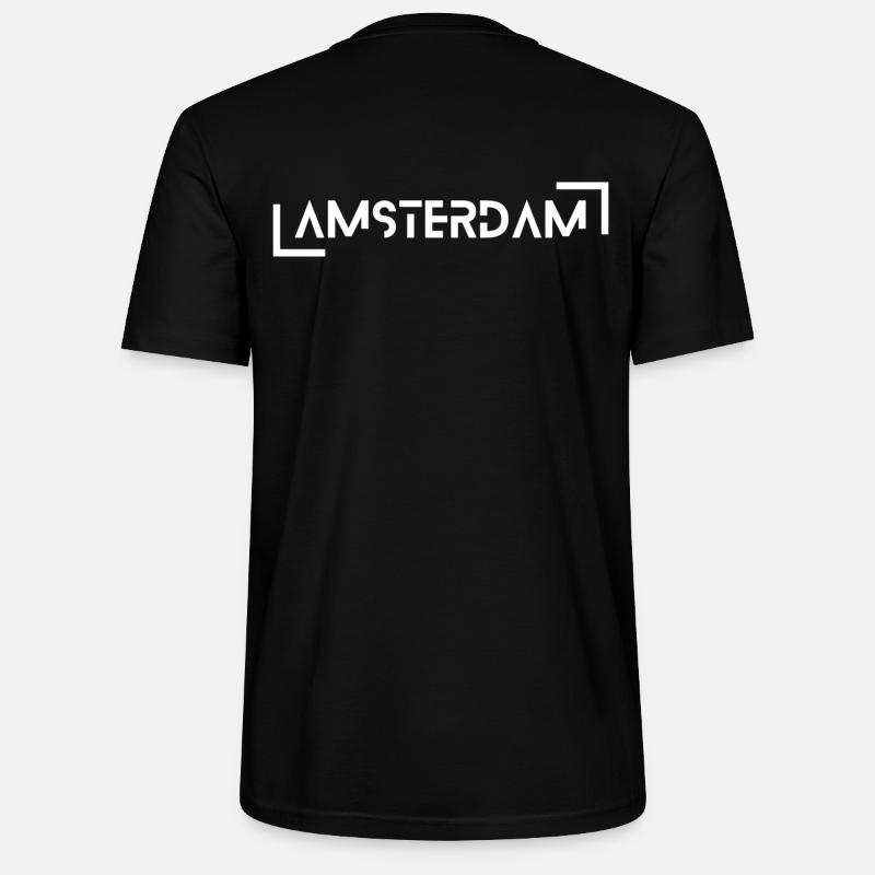 Amsterdam - Stanley/Stella Unisex Bio-T-Shirt CRAFTER - Schwarz