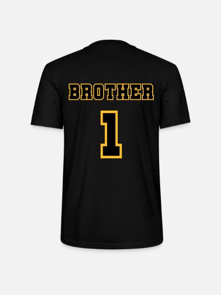 Brother 1 - T-shirt bio CRAFTER Stanley Stella Unisexe - noir