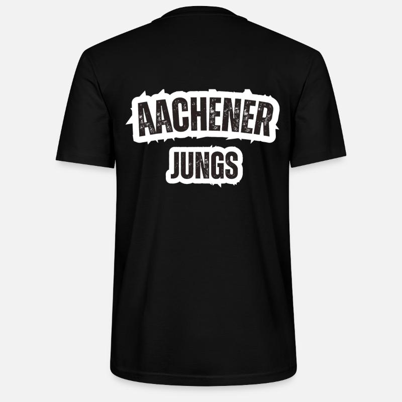 Aachener Jungs - Stanley/Stella Unisex Bio-T-Shirt CRAFTER - Schwarz