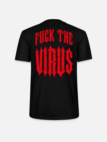 Baiser le virus - T-shirt bio CRAFTER Stanley Stella Unisexe - noir