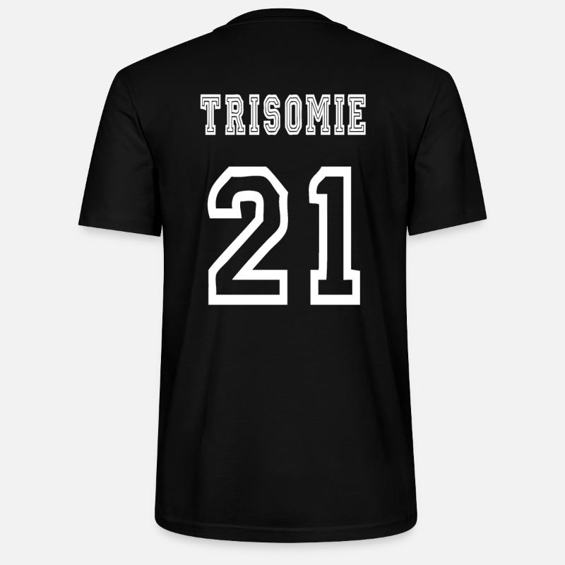 Trisomie 21 - Stanley/Stella Unisex Bio-T-Shirt CRAFTER - Schwarz