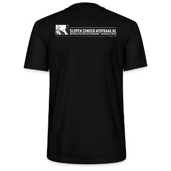 DIY shirt Shirt DIY - Demolition Without Appointment - Stanley/Stella CRAFTER Unisex Organic T-Shirt - black - Back - Michal (187cm)