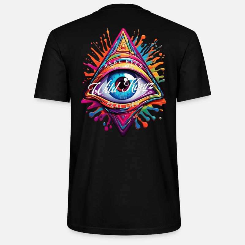 Lachendes Auge - Stanley/Stella Unisex Bio-T-Shirt CRAFTER - Schwarz