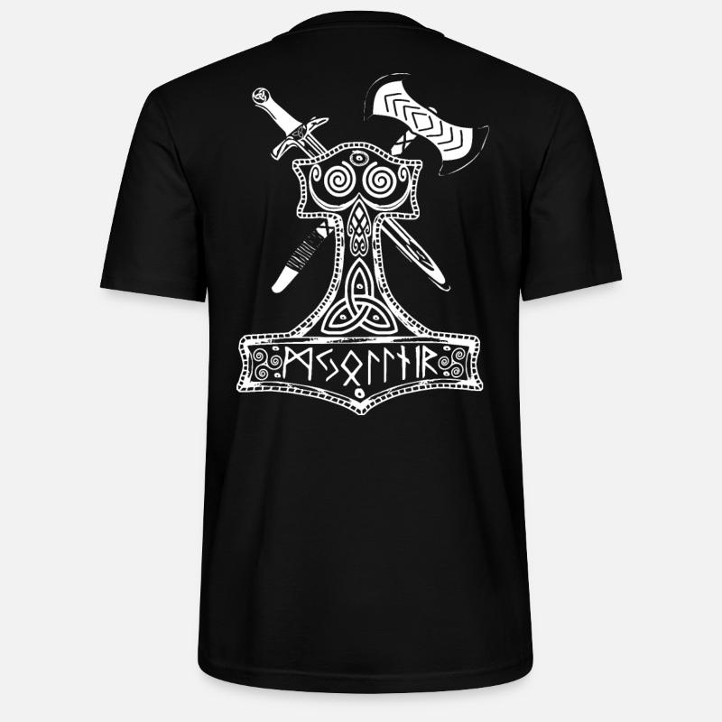 Thor - Stanley/Stella Unisex Bio-T-Shirt CRAFTER - Schwarz