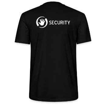sécurité - T-shirt bio CRAFTER Stanley Stella Unisexe - noir - Dos - Michal (187cm)