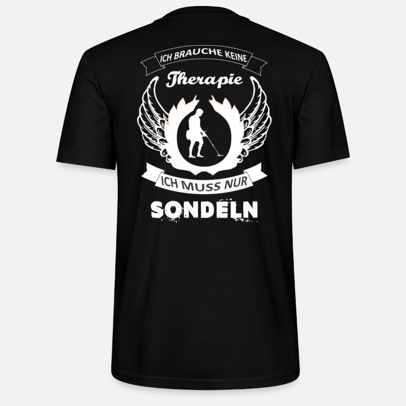 Sondeln Metalldetektor - Stanley/Stella Unisex Bio-T-Shirt CRAFTER - Schwarz